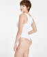 Фото #3 товара Women's Ribbed Seamless Sleeveless Bodysuit, Created for Macy's