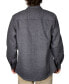 Фото #2 товара Men's Spread-Collar Ribbed Fleece-Lined Shirt-Jacket