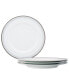 Фото #1 товара Silver Colonnade 4 Piece Dinner Plate Set, Service for 4