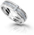 Silver ring with cubic zirconia M11085