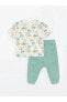 Фото #1 товара Костюм для малышей LC WAIKIKI набор футболка и брюки с велосипедным воротником