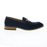 Фото #1 товара La Milano A11575 Mens Blue Suede Slip On Loafers & Slip Ons Casual Shoes 7.5