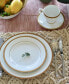 Charlotta Gold Set of 4 Saucers, Service For 4