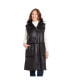 Фото #1 товара Women's Kourtney Faux Shearling Hooded Vest