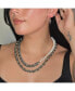 Фото #2 товара Rebl Jewelry pAGE Pearl and Chain Necklace