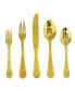 Casablanca Oro Flatware Set, 20 Piece