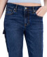 Juniors' Mid-Rise Flared Utility Jeans