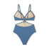 Фото #5 товара Women's Cut Out Bead Detail One Piece Swimsuit - Shade & Shore Blue S