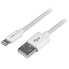 StarTech.com 2 m (6 ft.) USB to Lightning Cable - Long iPhone / iPad / iPod Charger Cable - Lightning to USB Cable - Apple MFi Certified - White - 2 m - Lightning - USB A - Male - Male - White