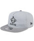 Фото #1 товара Men's Gray New Orleans Saints 2024 NFL Training Camp Golfer Snapback Hat