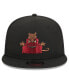 ფოტო #2 პროდუქტის Men's Black Teenage Mutant Ninja Turtles Splinter Trucker 9FIFTY Snapback Hat