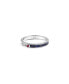 ფოტო #4 პროდუქტის R2 Series Diamond Accent Garnet and Blue Sapphire Ring (1/20 ct. t.w.) in 14K Gold