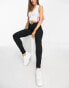 Фото #1 товара Pieces Highskin skinny jeans with high waist in black