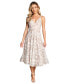 ფოტო #1 პროდუქტის Women's Elisa Floral-Embroidered Midi Dress