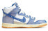 Carpet Company x Nike Dunk SB High prm qs "royal pulse 地毯公司 撕撕乐 轻便 高帮 板鞋 男女同款 白蓝 / Кроссовки Nike Dunk SB CV1677-100