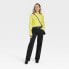 Фото #2 товара Women's High-Rise Embellished Baggy Jeans - Universal Thread Black 2