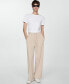 ფოტო #4 პროდუქტის Women's Seam-Detail Straight-Fit Trousers