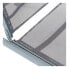 Фото #5 товара Шезлонг DKD Home Decor наклоняется Gris Oscuro PVC Алюминий (191 x 58 x 98 cm)
