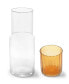 Clear Carafe Set With Tumbler