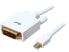 Фото #1 товара Rosewill RCDC-14018 - 6-Foot White Mini DisplayPort to DVI Cable - 32 AWG, Male