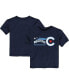 ფოტო #2 პროდუქტის Toddler Boys and Girls Navy Chicago Cubs City Connect Graphic T-shirt