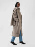 Belted Double-Faced Wool Scarf Coat