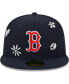 Фото #4 товара Men's Navy Boston Red Sox Sunlight Pop 59FIFTY Fitted Hat