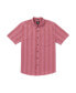 ფოტო #1 პროდუქტის Men's Newbar Stripe Short Sleeve Shirt
