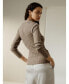 Women's Ribbed Silk-Cashmere Blend Cardigan for Women