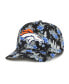 Фото #1 товара Men's Black Denver Broncos Dark Tropic Hitch Adjustable Hat