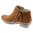 Softwalk Rocklin S1457-245 Womens Brown Suede Zipper Ankle & Booties Boots 9