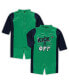 ფოტო #1 პროდუქტის Toddler Boys and Girls Green, Navy Notre Dame Fighting Irish Wave Runner Wetsuit