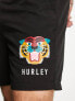 Hurley bengal volley shorts in black
