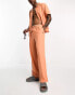 Фото #3 товара Bolongaro Trevor textured beach trousers in rust