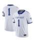 ფოტო #1 პროდუქტის Men's #1 White, Royal Kentucky Wildcats Football Game Jersey