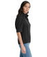 Women's Stand Collar Puff-Sleeve Shirt