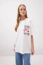 Unisex T-shirt Kırık Beyaz B7046ax/wt46