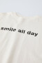 ‘smile all day’ t-shirt