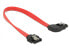 Delock 83967 - 0.2 m - SATA 7-pin - SATA 7-pin - Male/Male - Black - Red - Straight