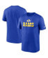 Фото #1 товара Men's Royal Los Angeles Rams Legend Microtype Performance T-shirt