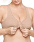 Women's Full Figure Plus Size Complete Comfort Wirefree Cotton T-Back Bra