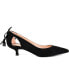 ფოტო #2 პროდუქტის Women's Bindi Tie Detail Kitten Heel Pumps