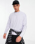 DKNY St Laurence long sleeve t-shirt in lilac