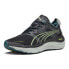 Фото #2 товара Puma Foreverrun Nitro Wtr Running Mens Black Sneakers Athletic Shoes 37847201