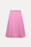 Zw collection pleated layered skirt