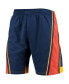 ფოტო #3 პროდუქტის Men's Navy Golden State Warriors 2009 Hardwood Classics 75th Anniversary Swingman Shorts