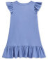 Toddler & Little Girls Cotton Ruffled-Sleeve Ruffled Dress