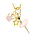 Фото #2 товара ZOMI GEMS ballerina Gold Necklace for Girls