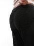 Фото #2 товара Topshop Curve corduroy peg trouser in black