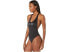 Ultracor Panther Swarovski Black scoop Swimsuit size XS 256206